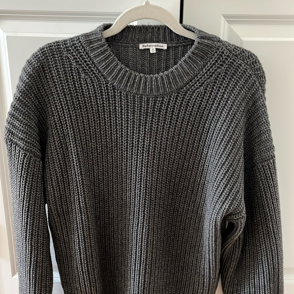 Next to new reformation oversized sweater